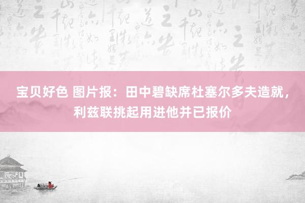 宝贝好色 图片报：田中碧缺席杜塞尔多夫造就，利兹联挑起用进他并已报价