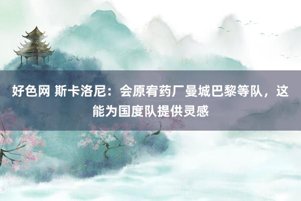 好色网 斯卡洛尼：会原宥药厂曼城巴黎等队，这能为国度队提供灵感