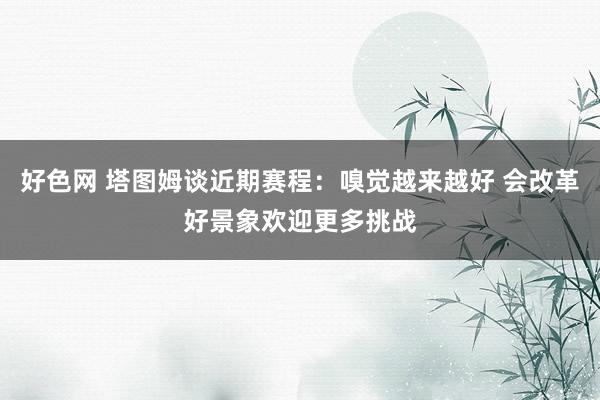 好色网 塔图姆谈近期赛程：嗅觉越来越好 会改革好景象欢迎更多挑战